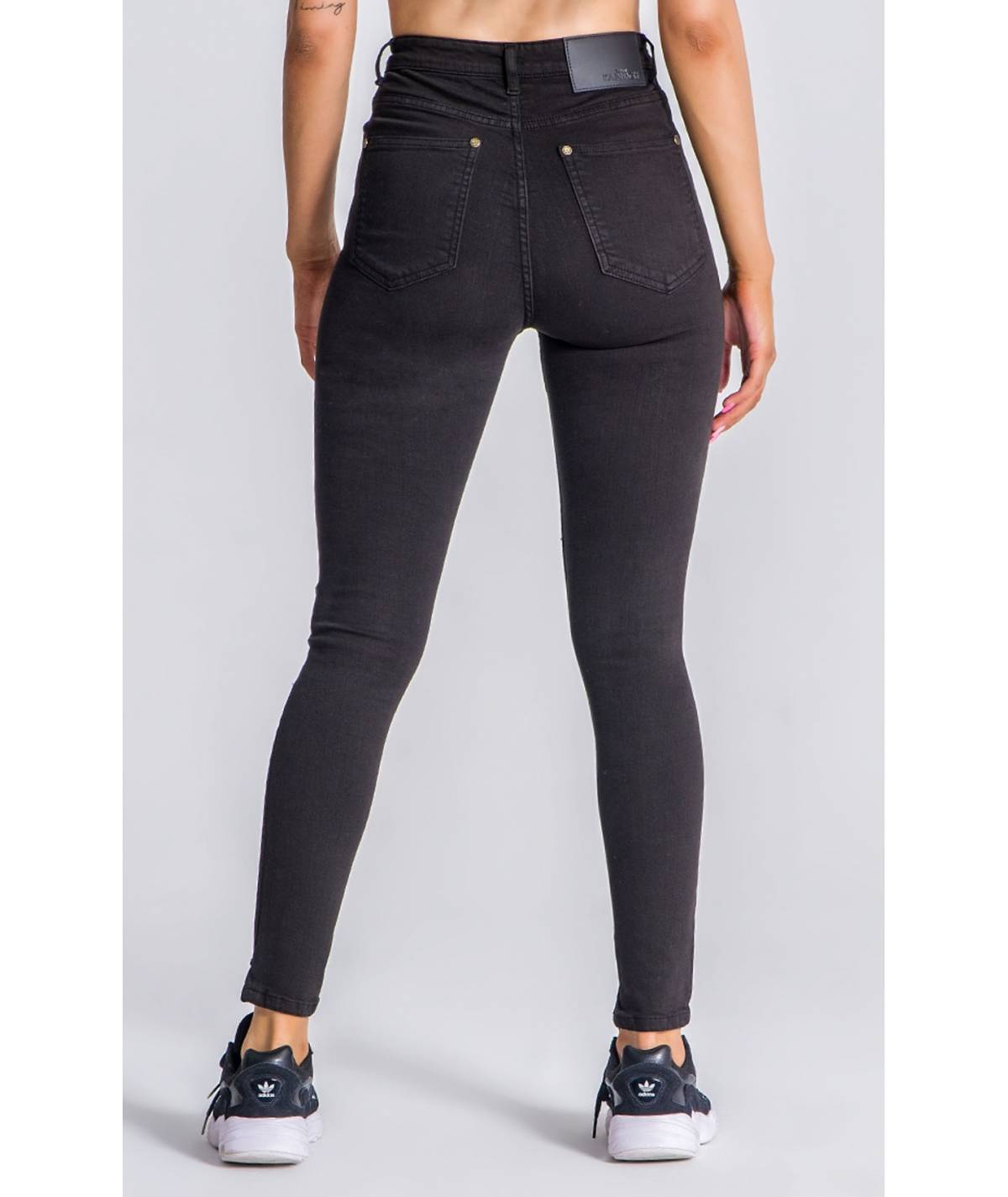 JEANS GIANNI KAVANAGH TIRO ALTO DESTROYED