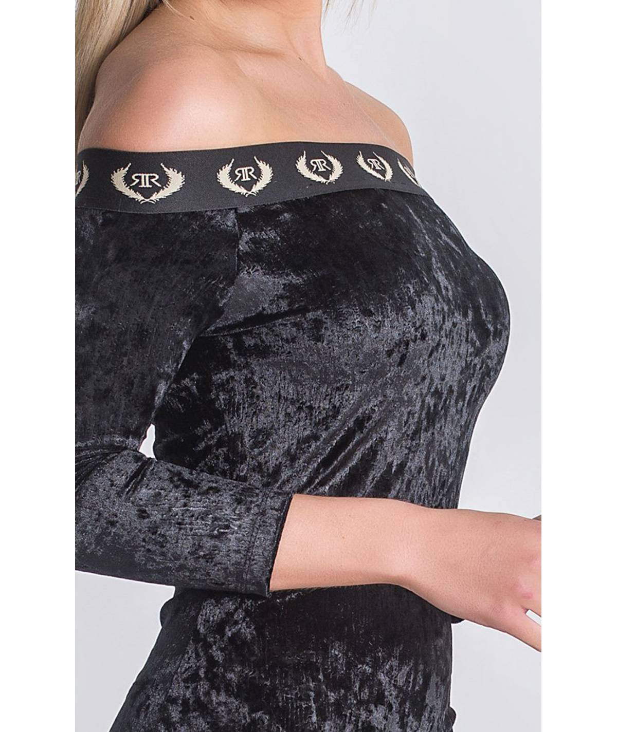 VESTIDO RR CUELLO BARCO