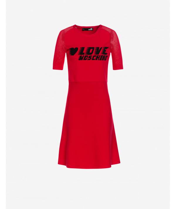 VESTIDO MOSCHINO RETE LOGO
