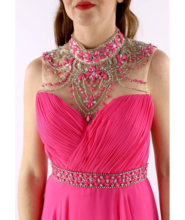 VESTIDO JORA COLLAR DIAMONDS
