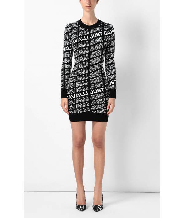 VESTIDO JUST CAVALLI MULTILOGO