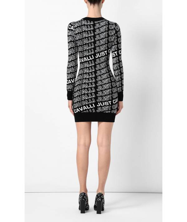 VESTIDO JUST CAVALLI MULTILOGO