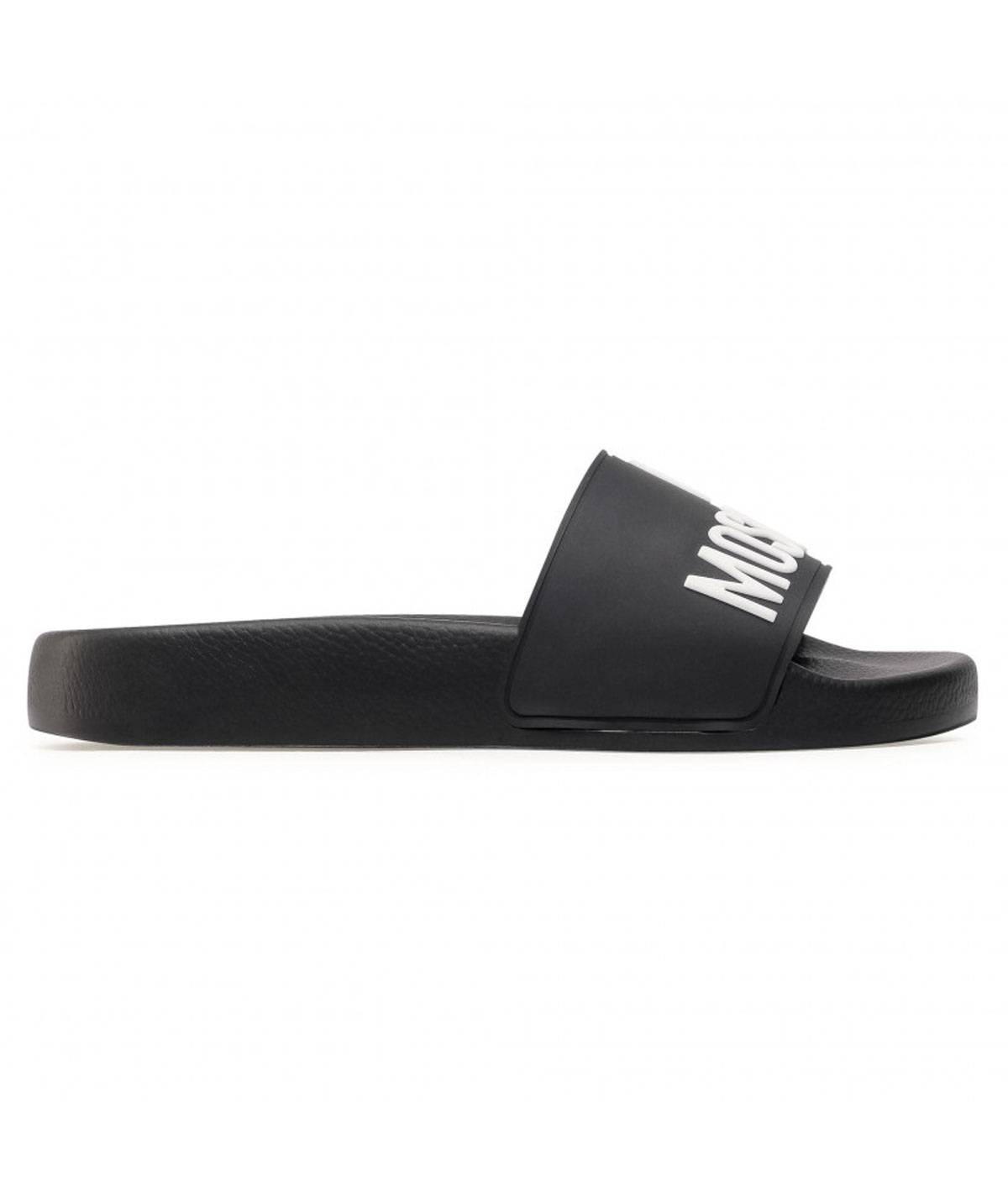CHANCLAS MOSCHINO RUBBER