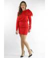 VESTIDO NEO FLOR HOMBRO MB