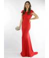 VESTIDO LARGO COLLAR PERLAS ES
