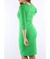 VESTIDO MIDI MANGA GLOBO MB