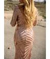 VESTIDO LARGO LENTEJUELAS KARD