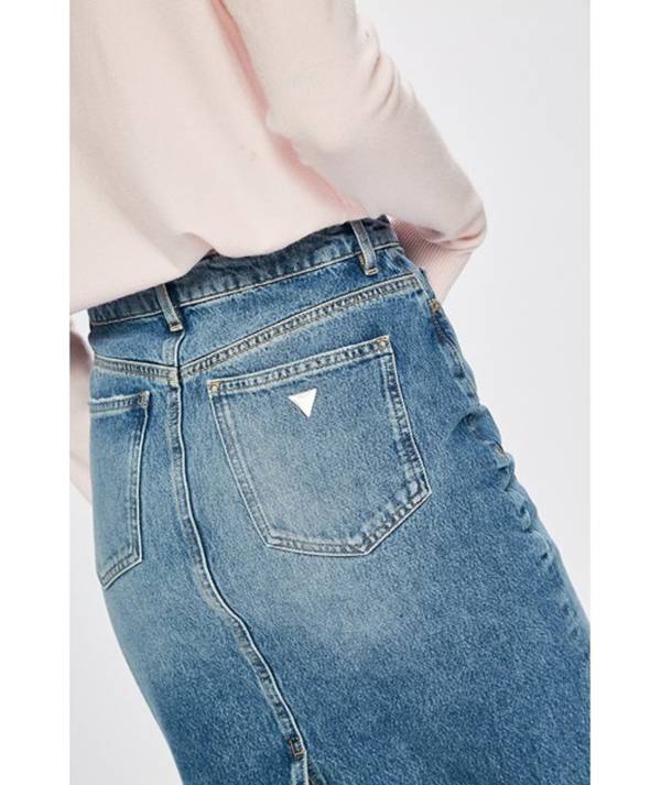 FALDA GUESS JEANS MIDI