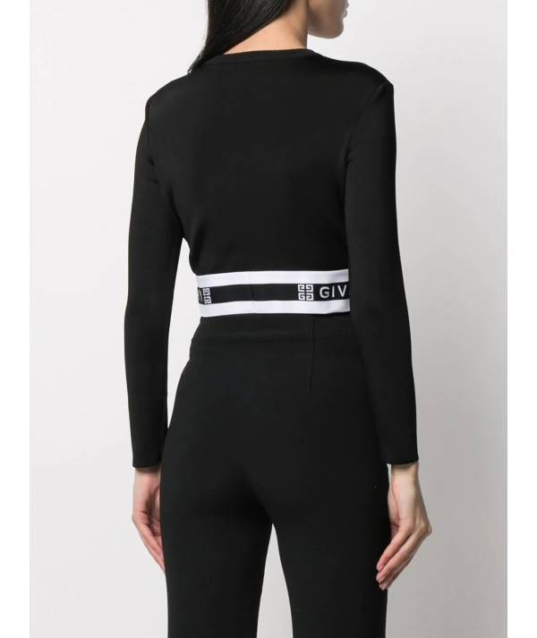 TOP GIVENCHY LOGO BAND