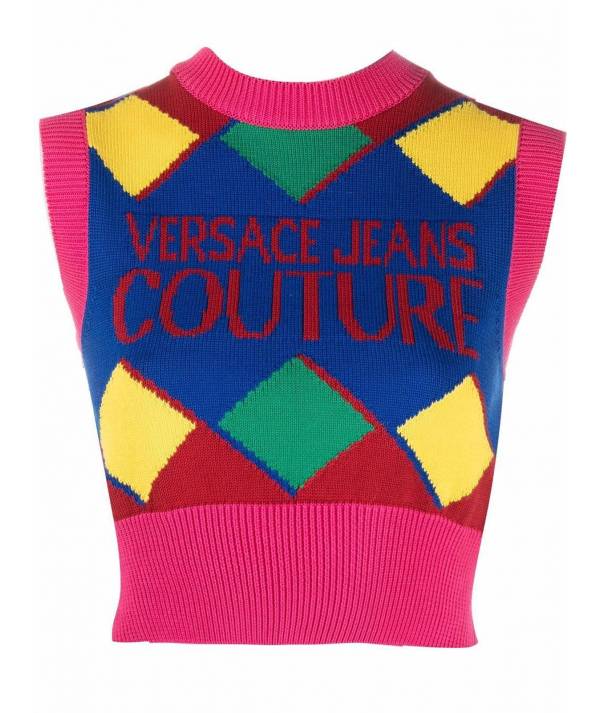 CHALECO VERSACE COUTURE ROMBOS