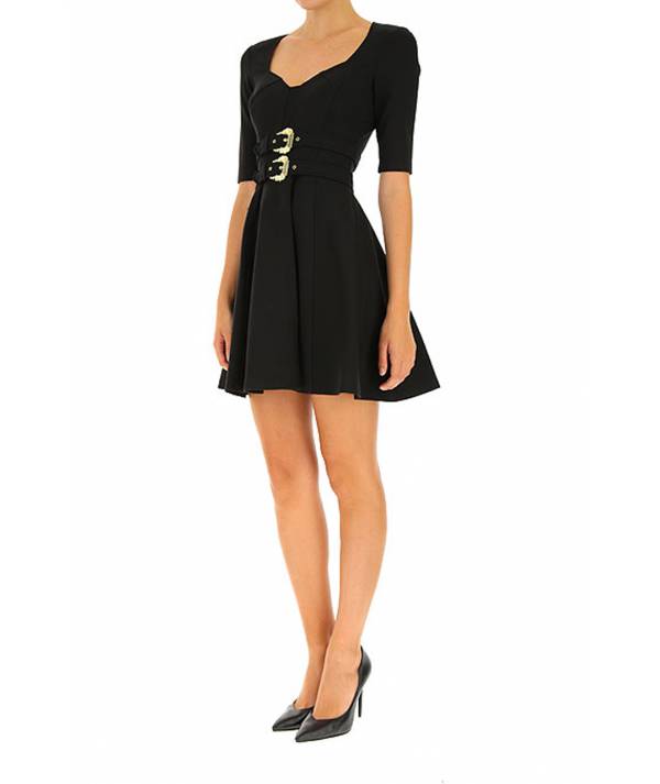 VESTIDO VERSACE JC DOBLE CINTURÃ“N