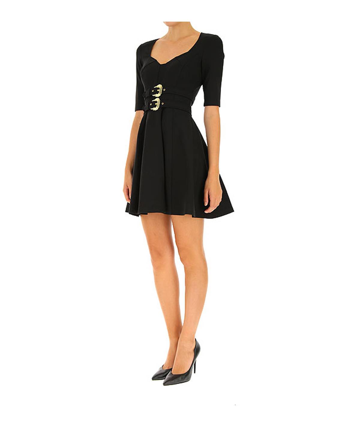 VESTIDO VERSACE JC DOBLE CINTURÃ“N
