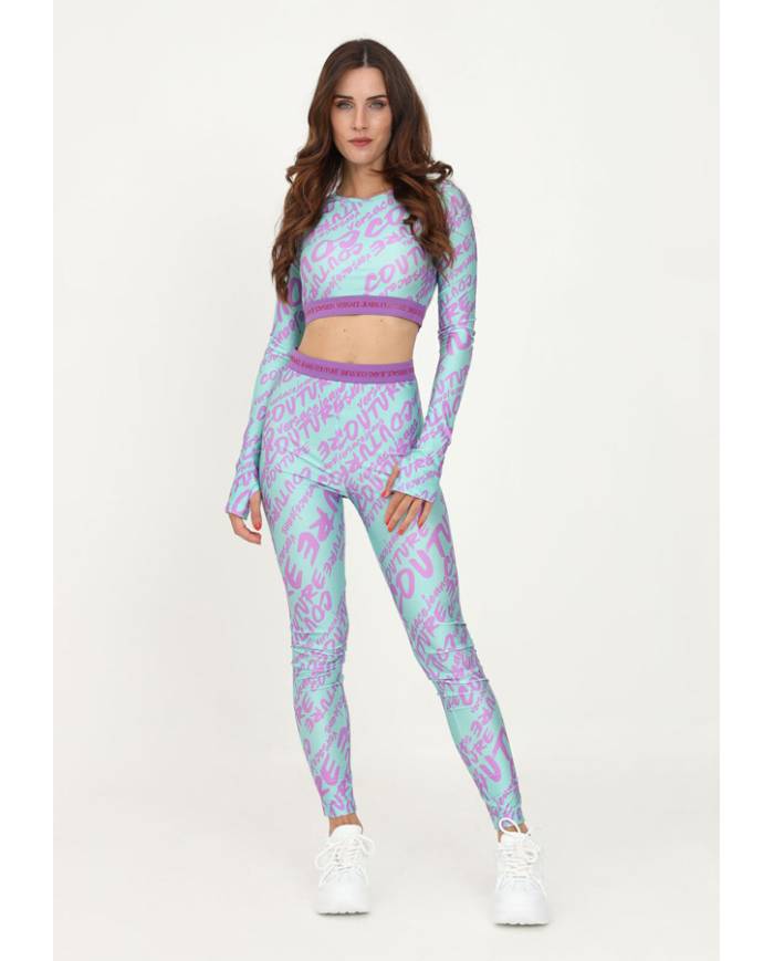 LEGGING VERSACE COUTURE LOGO BRUSH