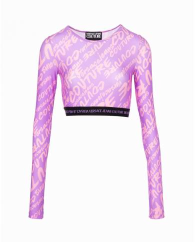 TOP VERSACE COUTURE LOGO IRIS M.L