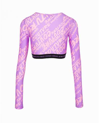 TOP VERSACE COUTURE LOGO IRIS M.L