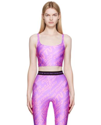 TOP VERSACE COUTURE LOGO IRIS