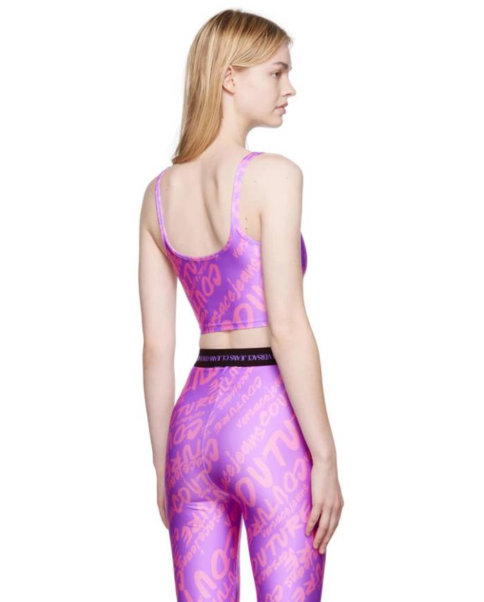 TOP VERSACE COUTURE LOGO IRIS