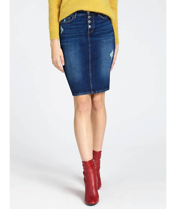 FALDA GUESS 1981 LONGUETTE