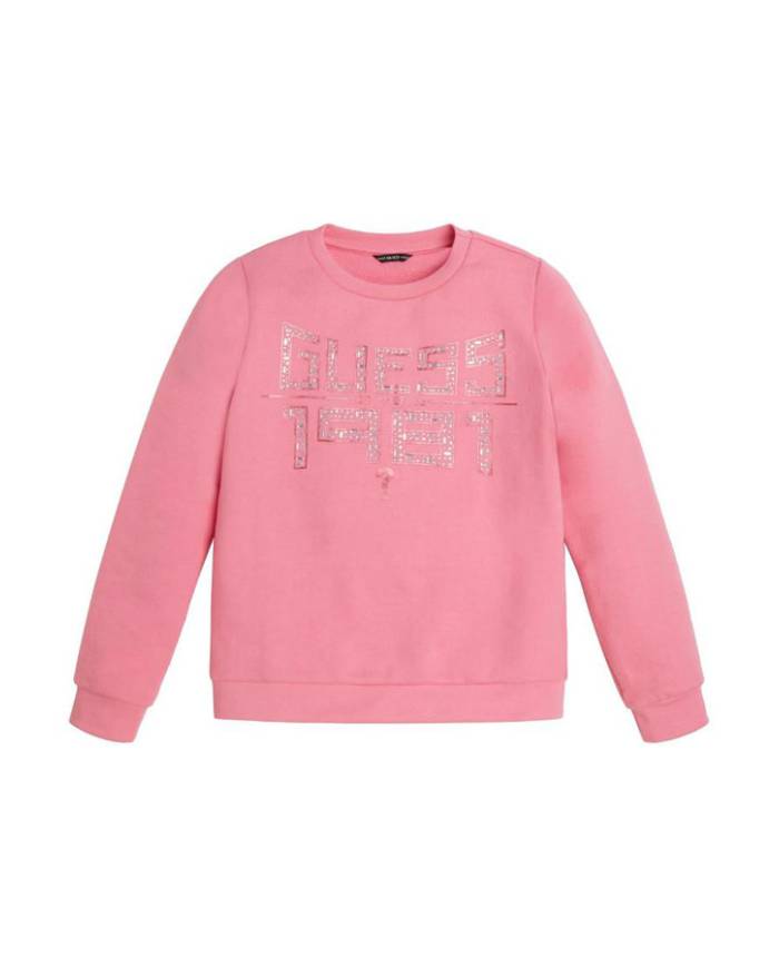SUDADERA GUESS KIDS LETRA DIAMONDS