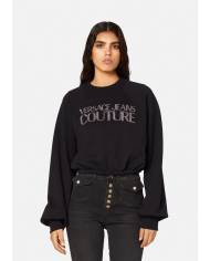 SUDADERA VERSACE COUTURE LOGO GLITTER