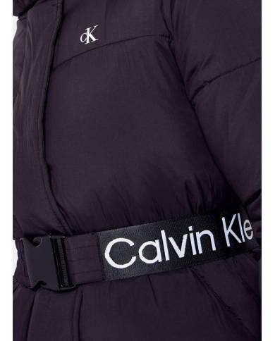 ABRIGO CALVIN KLEIN LOGO BELT