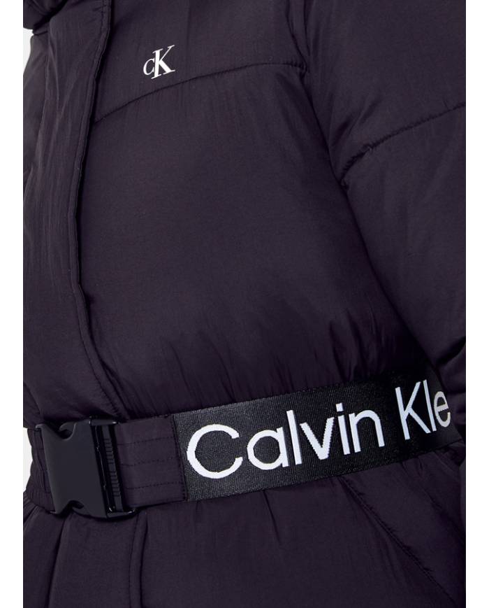 ABRIGO CALVIN KLEIN LOGO BELT
