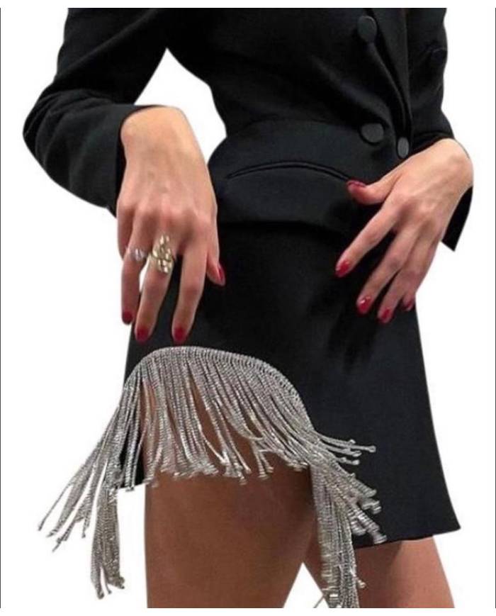 VESTIDO GLAM BLAZER DIAMOND