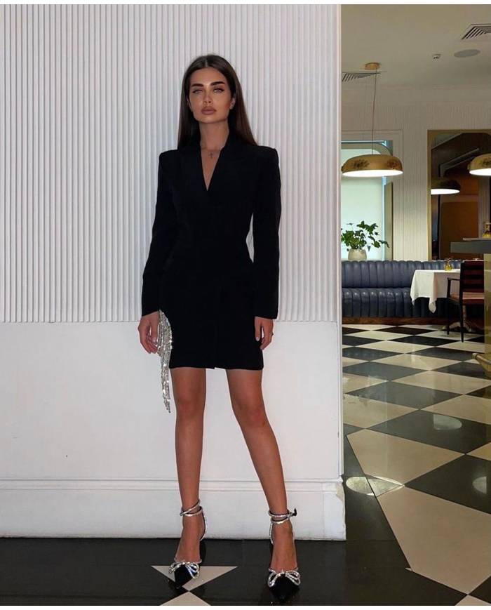 VESTIDO GLAM BLAZER DIAMOND