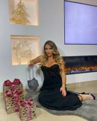 VESTIDO LARGO CORSET LENTEJUEL