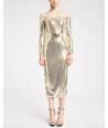 VESTIDO DENNY ROSE METAL CUADR