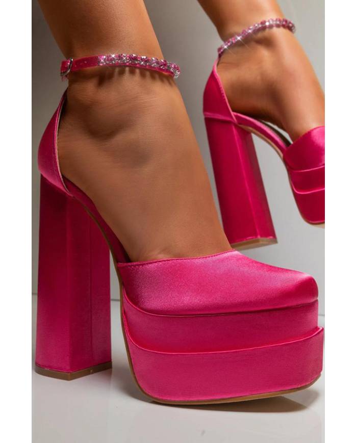 SANDALIA GLAM DIAMANTE RASO