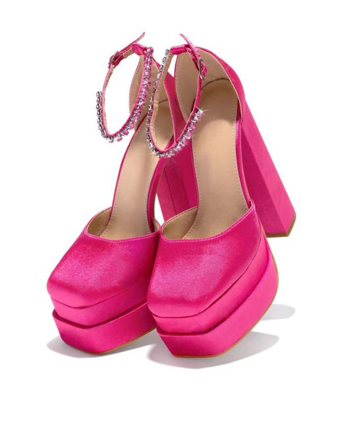 SANDALIA GLAM DIAMANTE RASO
