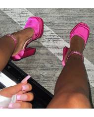 SANDALIA GLAM DIAMANTE RASO