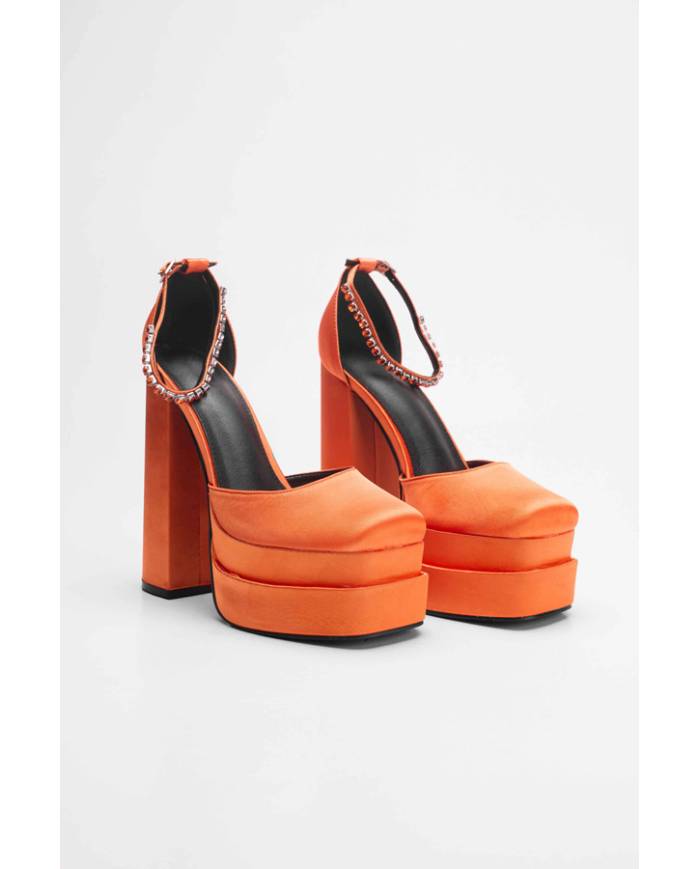SANDALIA GLAM DIAMANTE RASO