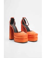 SANDALIA GLAM DIAMANTE RASO