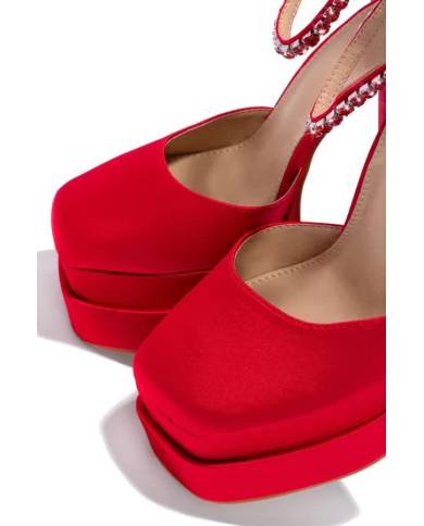 SANDALIA GLAM DIAMANTE RASO