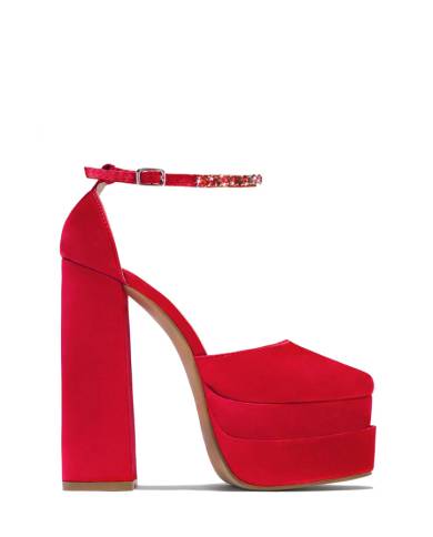 SANDALIA GLAM DIAMANTE RASO