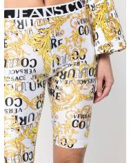 BIKER VERSACE COUTURE LOGO PRINT