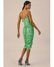 VESTIDO LANCA PERFUME FRANZIDO SHINE