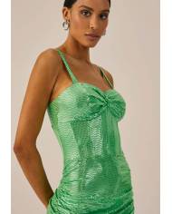 VESTIDO LANCA PERFUME FRANZIDO SHINE