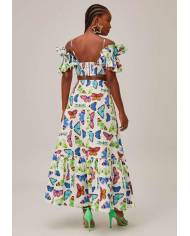 TOP+FALDA LANCA PERFUME BUTTERFLY