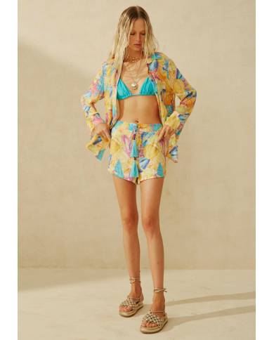 CAMISA+SHORT LANCA PERFUME AMARELO