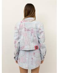 FALDA VERSACE COUTURE INDIGO