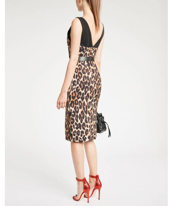 VESTIDO DENNY ROSE CLASILEOPARDO