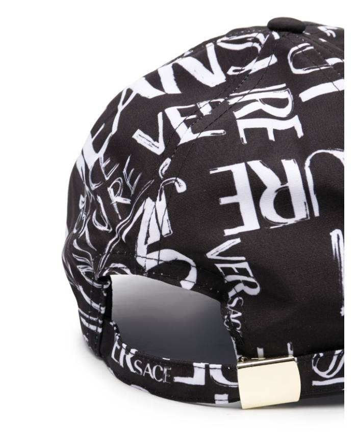 GORRA VERSACE COUTURE DOODLE LOGO NYLON