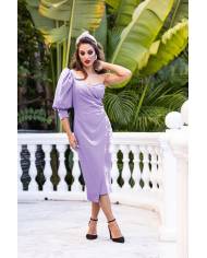 VESTIDO MB ASIMÉTRICO BOTONES MIDI