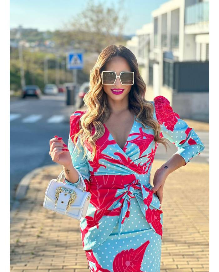 VESTIDO MB MIDI NUDO FALDA