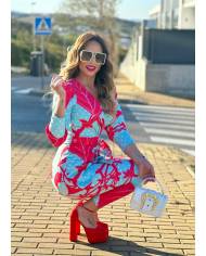 VESTIDO MB MIDI NUDO FALDA