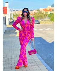 TRAJE BLAZER MB TULIPAN ESTAMPADO
