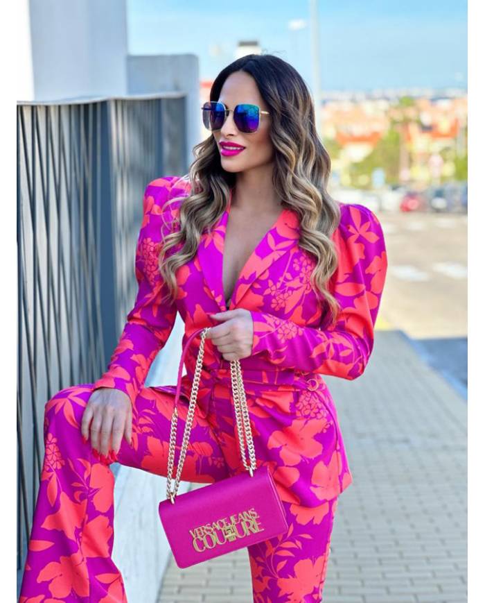 TRAJE BLAZER MB TULIPAN ESTAMPADO